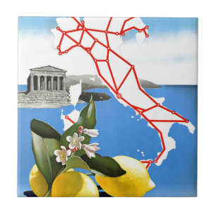 Carreau Vintage voyage Italie