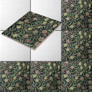Carreau Vintage William Morris grenades Motif de fruits