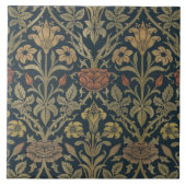 Carreau Vintage William Morris Rose et Lily (Devant)