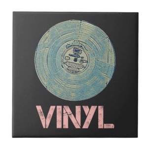 Carreau Vinyl Record Retro Disco Conception de musique Vin