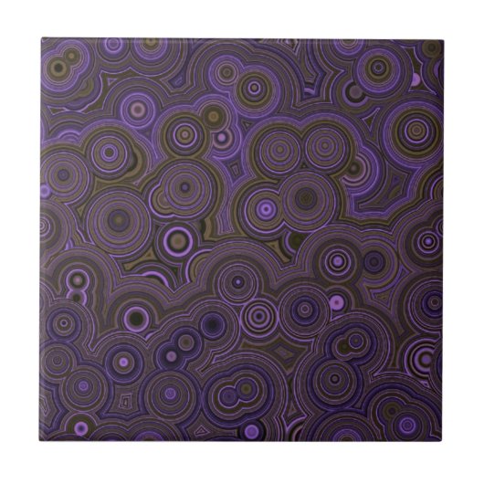 Carreau Violet Agate Flow – Elegant Abstract Pattern (Devant)
