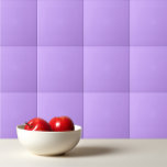 Carreau Violet clair pastel solide<br><div class="desc">Design mauve et pastel aux couleurs vives.</div>