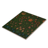 Carreau Violet et Columbine (par William Morris) (Côté)