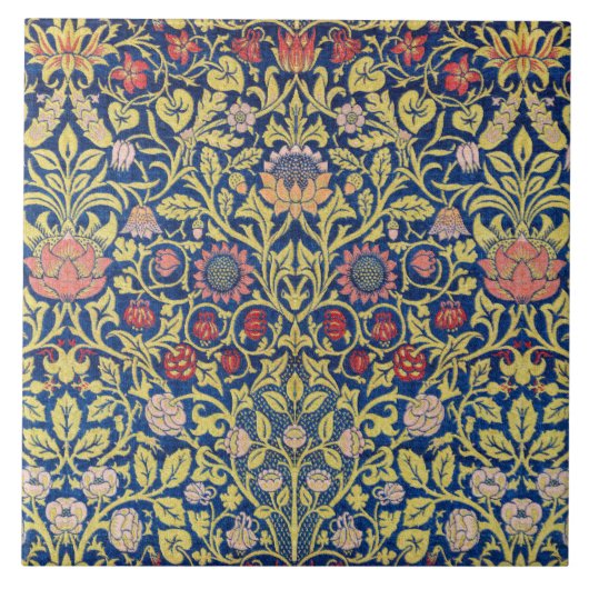 Carreau Violet et et Columbine, William Morris (Devant)