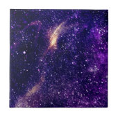 Carreau Violet violet abstraite galaxie univers (Devant)