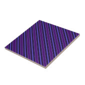 Carreau Violets Rayés (Côté)