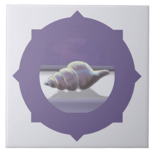 Carreau violettes dans un bocal de lune