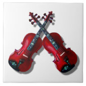 CARREAU VIOLINES ROUGES TRAVERSÉES (Devant)