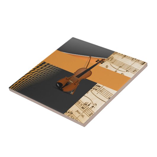 Carreau Violon en Abstrait (Côté)