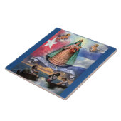 CARREAU VIRGEN DE LA CARIDAD DEL COBRE, (Côté)