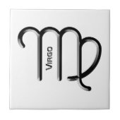 Carreau VIRGO, Conception abstraite du signe zodiaque, (Devant)