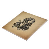 Carreau Virgo La Vierge Zodiac Plaques de papier rustique (Côté)