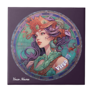 Carreau Virgo Zodiac personnalisé