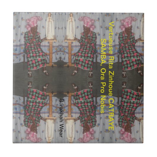 Carreau Virtuelle Ancien Rita Zinhoue CATRAYE SAMBA tuiles (Devant)