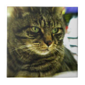 Carreau Visage de Tabulation Jaune Vert (Devant)