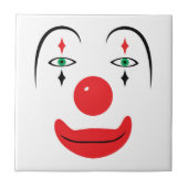 Carreau Visage heureux de clown (Devant)