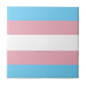 Carreau Visibilité du drapeau de fierté transgenre de Slip (Devant)
