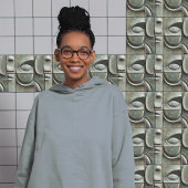 Carreau Vision Verdoyante - Carrelage en céramique Cubiste