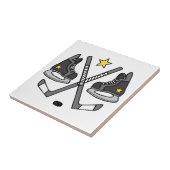 Carreau . Vitesse de hockey sur glace (Côté)