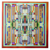 Carreau Vitrail Art Déco 2 (Devant)