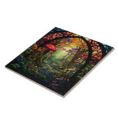 Carreau Vitrail de la forêt fantastique (Côté)