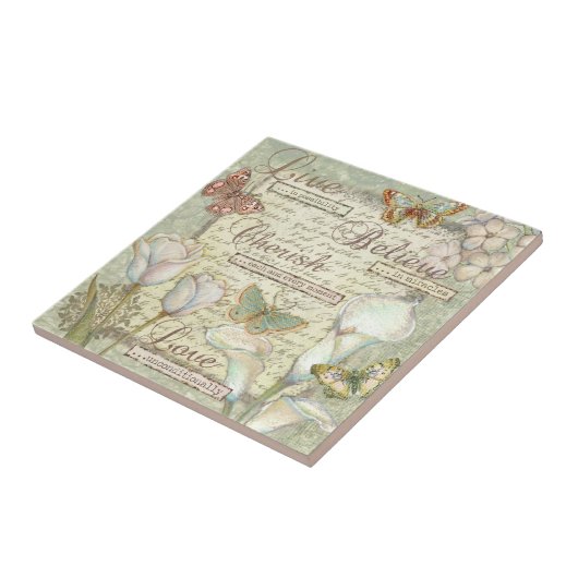 Carreau Vivant croyez aiment (Côté)