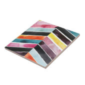 Carreau Vivid aquarelle Chevron I (Côté)