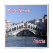 Carreau VNT027 VENICE, pont du Rialto, Italie, (Devant)