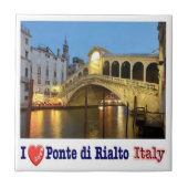 Carreau VNT029 VENICE, pont du Rialto, Italie, (Devant)