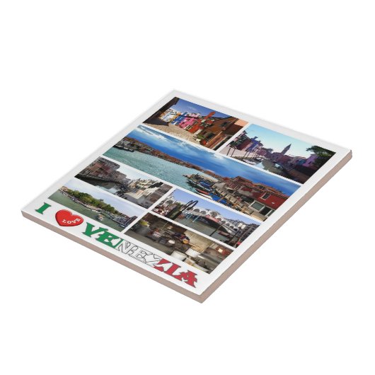 Carreau VNT030 VENICE I Love, Mosaic, Italie, (Côté)