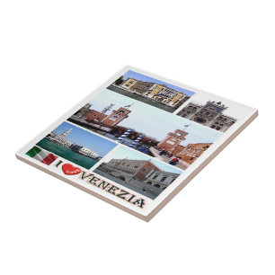 Carreau VNT032 VENICE I Love, Mosaïque, Italie,