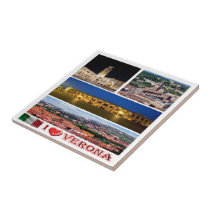 Carreau VNT090 VERONA I Love, Mosaic, Italie.