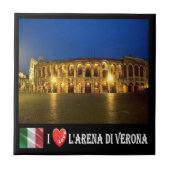 Carreau VNT094 VERONA, ARENA I Love, Vérone, Italie, (Devant)