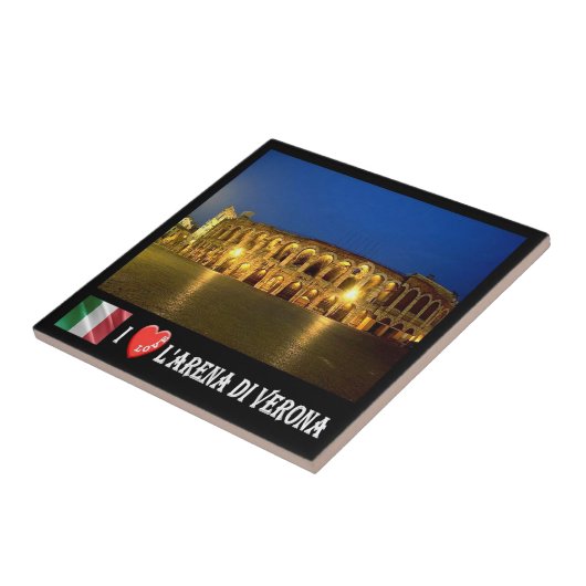 Carreau VNT094 VERONA, ARENA I Love, Vérone, Italie, (Côté)