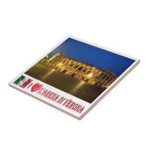 Carreau VNT095 VERONA, ARENA I Love, Veneto, Italie,