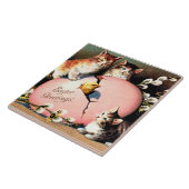 Carreau Vœux de Pâques vintage (Côté)