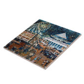 Carreau Vogeler - parc de Gorki à Moscou (Côté)