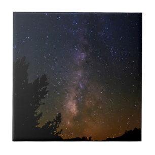 Carreau Voie lactée ciel nocturne, Californie
