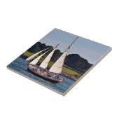 Carreau Voile À Newport, Rhode Island, États-Unis (Côté)