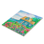 Carreau Voile Mer Cottage Pois doux (Côté)