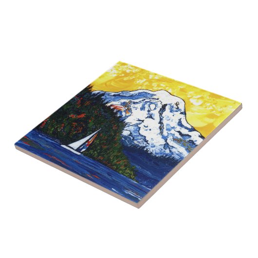 Carreau Voilier avec le Mt plus pluvieux (Côté)