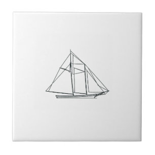 Carreau Voilier de schooner