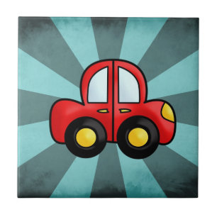 Carreau Voiture Jouet Rétro Artistique et Ludique