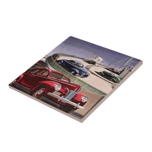 Carreau Voitures d'époque, Voyage sur la route des berline (Côté)