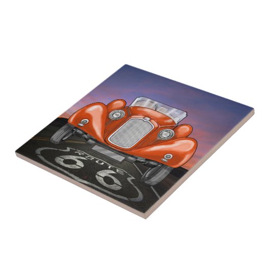 Carreau Voitures Vintage - Route 66 - SRF (Côté)