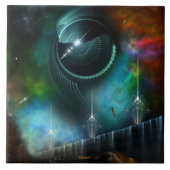 Carreau Vol Du Carrelage D'Art Fractal Corbius (Devant)