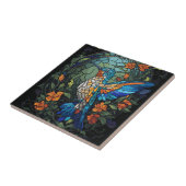 Carreau Vol Humming Oiseau Colorful Verre (Côté)