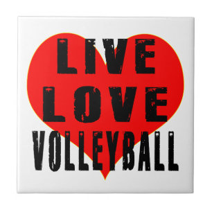 Carreau Volleyball vivant d'amour