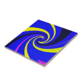 Carreau Vortex bleu (Côté)