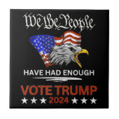 Carreau VOTE Pro-Républicain TRUMP 2024 Nous le peuple avo (Devant)